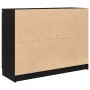 Aparador con cajones roble negro 100,5x35x76 cm de , Aparadores - Ref: Foro24-3328445, Precio: 145,19 €, Descuento: %