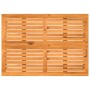 Mesa de jardín superficie de madera ratán PE negro 105x75x72 cm de , Mesas de jardín - Ref: Foro24-4104138, Precio: 125,22 €,...