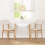 Sillas de comedor con cojines 2uds madera maciza natural caucho de , Sillas de comedor - Ref: Foro24-4102525, Precio: 154,29 ...