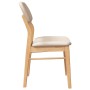 Sillas de comedor con cojines 2uds madera maciza natural caucho de , Sillas de comedor - Ref: Foro24-4102525, Precio: 154,29 ...