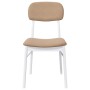 Sillas de comedor con cojines 2uds madera maciza blanco caucho de , Sillas de comedor - Ref: Foro24-4102527, Precio: 155,64 €...