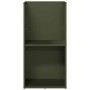 Leñero verde oliva 40x30x80 cm Acero laminado en frío de , Bolsas y soportes de leña - Ref: Foro24-864190, Precio: 80,61 €, D...