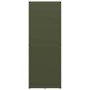 Leñero verde oliva 40x30x80 cm Acero laminado en frío de , Bolsas y soportes de leña - Ref: Foro24-864190, Precio: 80,61 €, D...