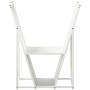Leñero blanco 69,5x35x81 cm Acero laminado en frío de , Bolsas y soportes de leña - Ref: Foro24-864178, Precio: 68,20 €, Desc...