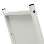 Leñero blanco 69,5x35x81 cm Acero laminado en frío de , Bolsas y soportes de leña - Ref: Foro24-864178, Precio: 68,20 €, Desc...