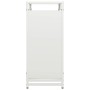 Leñero blanco 60x28x65 cm Acero laminado en frío de , Bolsas y soportes de leña - Ref: Foro24-864200, Precio: 54,34 €, Descue...