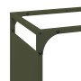 Leñero verde oliva 60x28x65 cm Acero laminado en frío de , Bolsas y soportes de leña - Ref: Foro24-864202, Precio: 54,34 €, D...