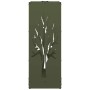 Leñero verde oliva 40x30x80 cm Acero laminado en frío de , Bolsas y soportes de leña - Ref: Foro24-864228, Precio: 57,83 €, D...