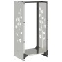 Leñero 40x30x80 cm acero inoxidable de , Bolsas y soportes de leña - Ref: Foro24-864223, Precio: 67,06 €, Descuento: %