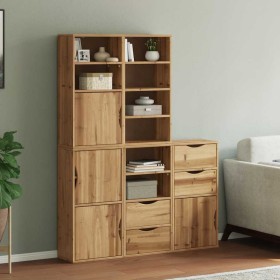 Armarios auxiliares 5 uds "ODDA" 40x24x79 cm Madera maciza pino de , Aparadores - Ref: Foro24-3365358, Precio: 266,97 €, Desc...