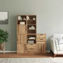 Armarios auxiliares 5 uds "ODDA" 40x24x79 cm Madera maciza pino de , Aparadores - Ref: Foro24-3365358, Precio: 266,97 €, Desc...