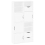 Armarios auxiliares 4 uds "ODDA" blanco 40x24x79 cm de , Aparadores - Ref: Foro24-3365351, Precio: 225,00 €, Descuento: %