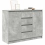 Aparador con cajones gris hormigón 100,5x35x76 cm de , Aparadores - Ref: Foro24-3328447, Precio: 139,69 €, Descuento: %