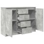 Aparador con cajones gris hormigón 100,5x35x76 cm de , Aparadores - Ref: Foro24-3328447, Precio: 139,69 €, Descuento: %