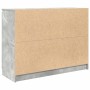 Aparador con cajones gris hormigón 100,5x35x76 cm de , Aparadores - Ref: Foro24-3328447, Precio: 139,69 €, Descuento: %