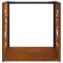 Leñero 40x40x40 cm acero corten de , Bolsas y soportes de leña - Ref: Foro24-864254, Precio: 42,51 €, Descuento: %