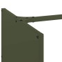 Leñero verde oliva 40x40x40 cm Acero laminado en frío de , Bolsas y soportes de leña - Ref: Foro24-864240, Precio: 48,17 €, D...
