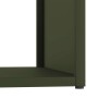 Leñero verde oliva 40x40x40 cm Acero laminado en frío de , Bolsas y soportes de leña - Ref: Foro24-864240, Precio: 48,17 €, D...