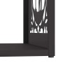 Leñero negro 40x40x40 cm Acero laminado en frío de , Bolsas y soportes de leña - Ref: Foro24-864249, Precio: 44,83 €, Descuen...