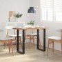 Mesa de comedor madera maciza de acacia 110x50x76 cm de , Mesas de cocina y de comedor - Ref: Foro24-350289, Precio: 253,92 €...