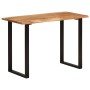 Mesa de comedor madera maciza de acacia 110x50x76 cm de , Mesas de cocina y de comedor - Ref: Foro24-350289, Precio: 253,92 €...