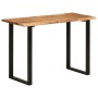 Mesa de comedor madera maciza de acacia 110x50x76 cm de , Mesas de cocina y de comedor - Ref: Foro24-350289, Precio: 253,92 €...