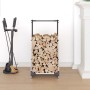 Leñero 40x30x80 cm acero inoxidable de , Bolsas y soportes de leña - Ref: Foro24-864235, Precio: 67,94 €, Descuento: %