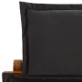 Tumbona con cojines gris oscuro de madera maciza de acacia de , Tumbonas - Ref: Foro24-363283, Precio: 195,06 €, Descuento: %