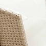 Sofá de jardín con cojines ratán sintético beige de , Conjuntos de jardín - Ref: Foro24-3365332, Precio: 569,29 €, Descuento: %