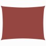 Toldo de vela rectangular tela Oxford terracota 6x7 m en Sombrillas | Comprar online en Foru.es