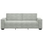 Sofá de 3 plazas terciopelo gris claro 180 cm de , Sofás - Ref: Foro24-4105030, Precio: 246,22 €, Descuento: %