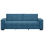 Sofá de 3 plazas terciopelo azul 180 cm de , Sofás - Ref: Foro24-4105039, Precio: 274,27 €, Descuento: %