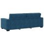 Sofá de 3 plazas terciopelo azul 180 cm de , Sofás - Ref: Foro24-4105039, Precio: 274,27 €, Descuento: %