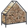 Leñero antracita 60x25x60 cm Acero laminado en frío de , Bolsas y soportes de leña - Ref: Foro24-864305, Precio: 36,61 €, Des...