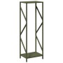 Leñero verde oliva 34x25x100 cm Acero laminado en frío de , Bolsas y soportes de leña - Ref: Foro24-864326, Precio: 53,51 €, ...