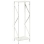 Leñero blanco 34x25x100 cm Acero laminado en frío de , Bolsas y soportes de leña - Ref: Foro24-864324, Precio: 52,61 €, Descu...