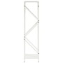 Leñero blanco 34x25x100 cm Acero laminado en frío de , Bolsas y soportes de leña - Ref: Foro24-864324, Precio: 52,61 €, Descu...