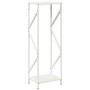 Leñero blanco 34x25x100 cm Acero laminado en frío de , Bolsas y soportes de leña - Ref: Foro24-864324, Precio: 52,61 €, Descu...