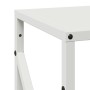 Leñero blanco 34x25x100 cm Acero laminado en frío de , Bolsas y soportes de leña - Ref: Foro24-864324, Precio: 52,61 €, Descu...