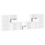 Muebles de TV 5 uds. con almacenaje "ODDA" blanco madera pino de , Muebles TV - Ref: Foro24-3365379, Precio: 268,24 €, Descue...