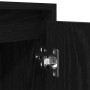 Mueble de TV de madera de roble negro 188,5x41x50 cm de , Muebles TV - Ref: Foro24-3328418, Precio: 146,48 €, Descuento: %