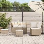 Juego de sofás jardín con cojines 5 pzas ratán sintético beige de , Conjuntos de jardín - Ref: Foro24-3365347, Precio: 499,28...