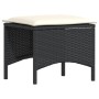 Set de muebles de jardín 5 pzas y cojines ratán sintético negro de , Conjuntos de jardín - Ref: Foro24-3365345, Precio: 480,2...