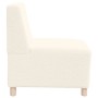 Sillón color crema 55 cm tejido imitación lana rizada de , Sofás - Ref: Foro24-4108504, Precio: 125,17 €, Descuento: %