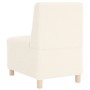Sillón color crema 55 cm tejido imitación lana rizada de , Sofás - Ref: Foro24-4108504, Precio: 125,17 €, Descuento: %