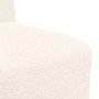 Sillón color crema 55 cm tejido imitación lana rizada de , Sofás - Ref: Foro24-4108504, Precio: 125,17 €, Descuento: %