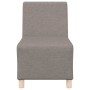 Sillón Sofá Tela Gris Topo 55 cm de , Sofás - Ref: Foro24-4108474, Precio: 120,36 €, Descuento: %
