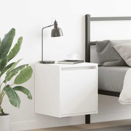 Mesilla de noche de pared blanca 38x34x40 cm de , Mesitas de noche - Ref: Foro24-861229, Precio: 39,11 €, Descuento: %