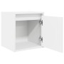 Mesilla de noche de pared blanca 38x34x40 cm de , Mesitas de noche - Ref: Foro24-861229, Precio: 39,11 €, Descuento: %