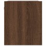 Mesilla de noche de pared roble marrón 38x34x40 cm de , Mesitas de noche - Ref: Foro24-861241, Precio: 38,41 €, Descuento: %
